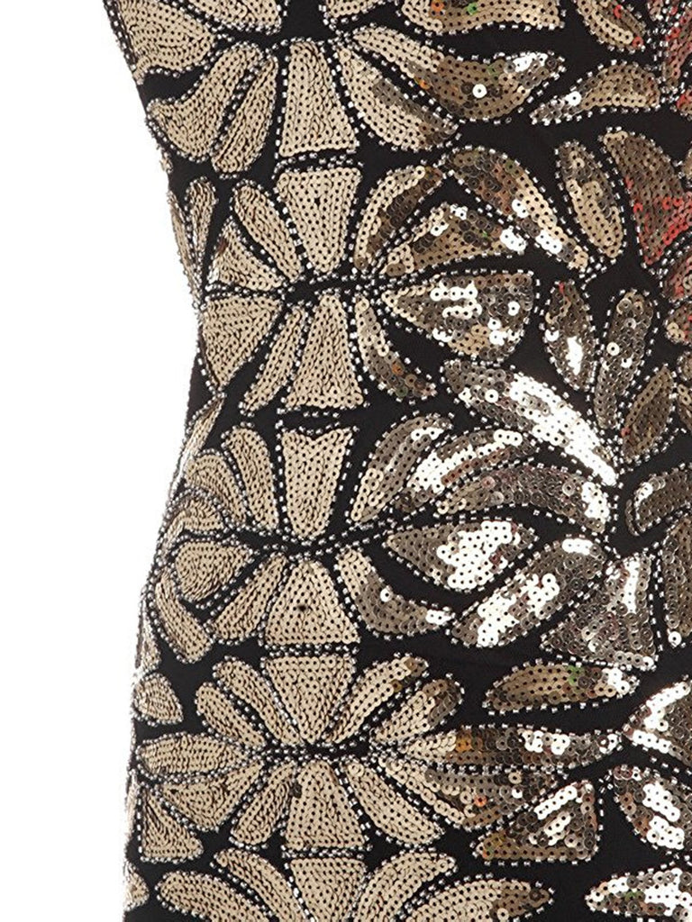 [US Warehouse] 1920s Sequin Gatsby Maxi Dresses