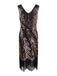 1920s Sequined Tassels Flapper Dress
