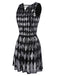 [US Warehouse] Black 1920s Sequined Backless Geometric Dress