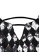 [US Warehouse] Black 1920s Sequined Backless Geometric Dress