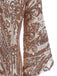 [US Warehouse] Apricot 1920s Sequined Maxi Cover-ups Dress