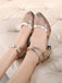 [US Warehouse] 1920s Mid High Heel Sandals Shoes