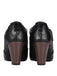 Retro Black T-Strap Chunky Heels Shoes