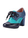 Retro High Heels Saddle Shoes