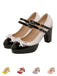 Retro Mary Jane High Heels Shoes