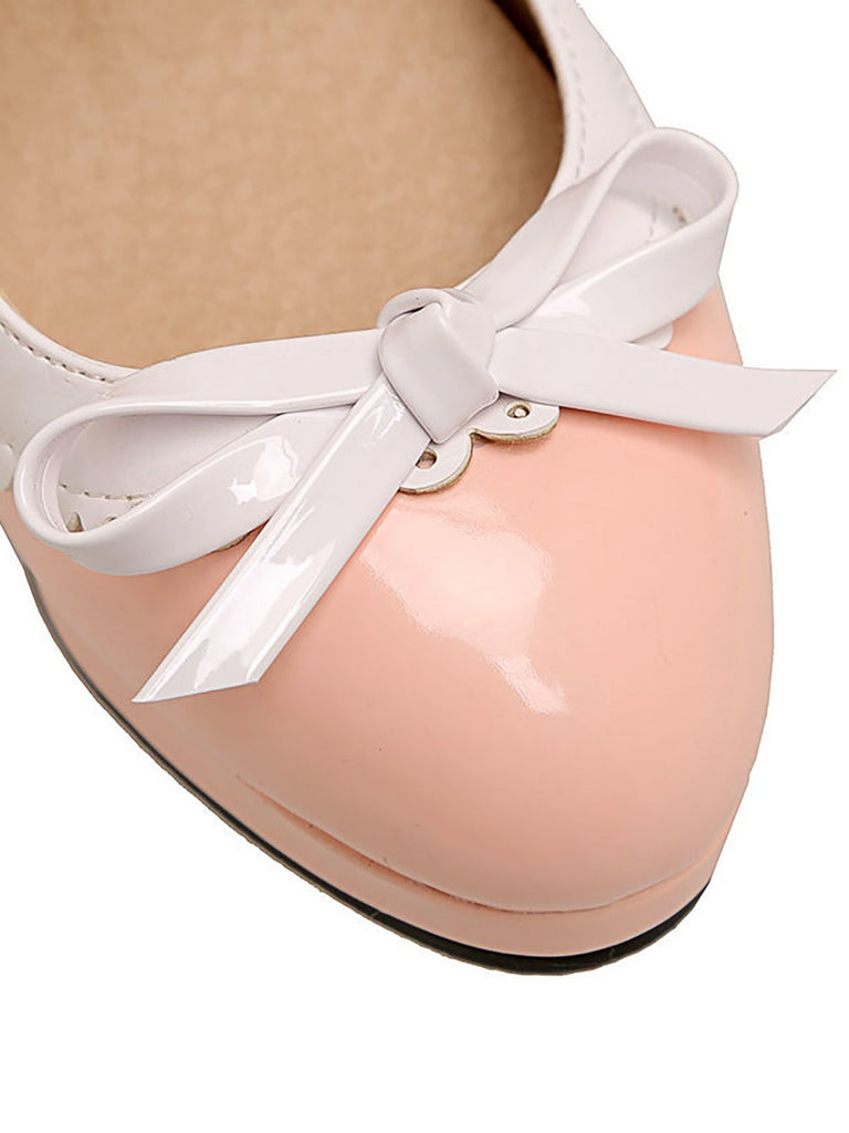 Retro Mary Jane High Heels Shoes