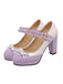 Retro Mary Jane High Heels Shoes