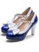 Retro T-Strap Bowknot Chunky Heels Shoes