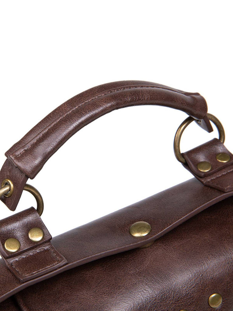 Brown Halloween Clock Decoration Bag