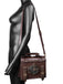 Brown Halloween Clock Decoration Bag