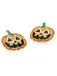 1950s Halloween Grimace Pumpkin Earring