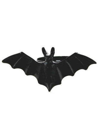 Black Retro Bat Alloy Ring