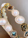 Gold Shiny Pearl Gem Headband