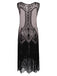 [US Warehouse] 1920s Beaded Fringed Flapper Dress