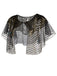 1920s Sequin Bridal Shawl Cape