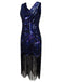 1920s Beaded Fringed Flapper Dresses