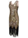 [US Warehouse] 1920s Floral Beaded Flapper Dress
