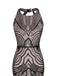 1920s Sequin Backless Formal Dress