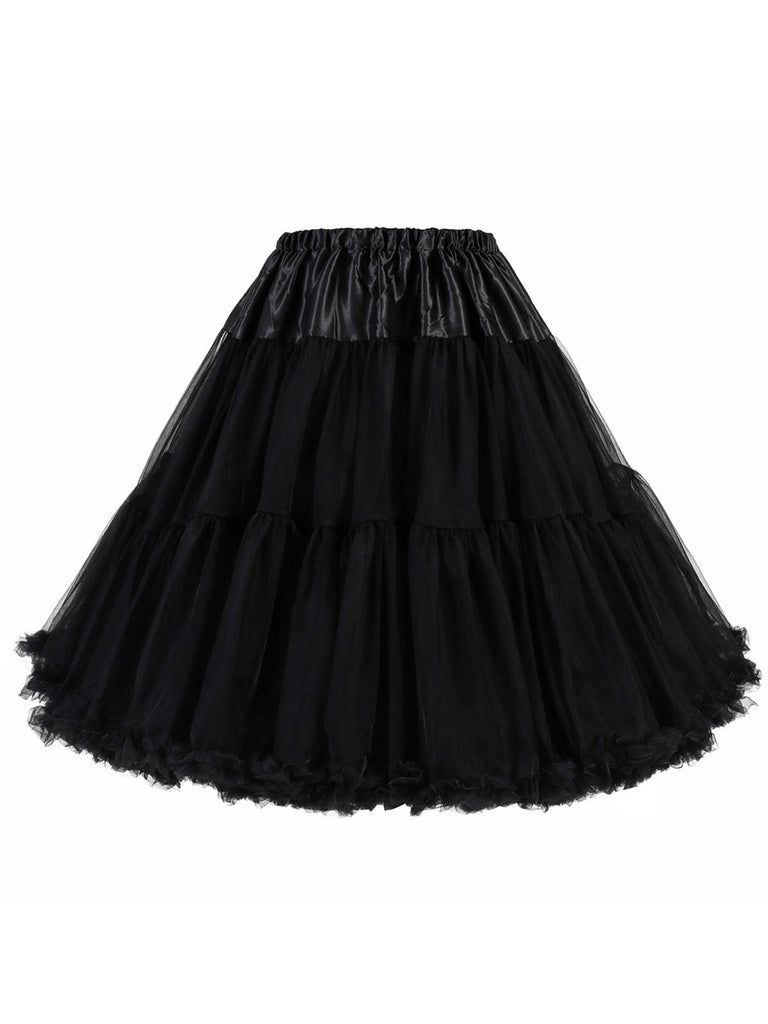 1950s Ruffled Petticoat Underskirt