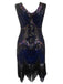 Plus Size 1920s Sequined Dress