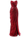 [US Warehouse] 1920s Strapless Sequin Bridesmaid Dress