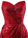 [US Warehouse] 1920s Strapless Sequin Bridesmaid Dress