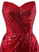 [US Warehouse] Strapless Sequin Bridesmaid Dress