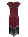1920s Sequin Fringed Gatsby Dress