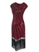1920s Sequin Fringed Gatsby Dress