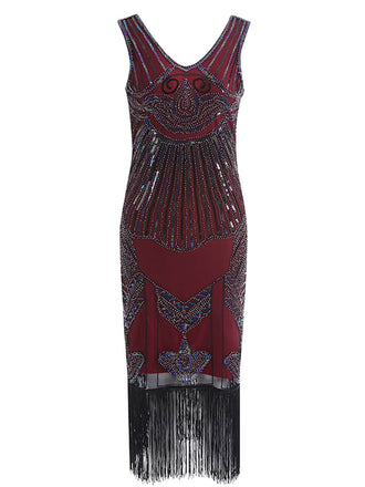 1920s Sequin Flapper Gatsby Dress