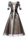[US Warehouse] Black 1950s Mesh Swing Dress