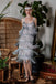 [Clearance] Belted Gray 1920s Fringe Gatsby Dress-US Warehouse