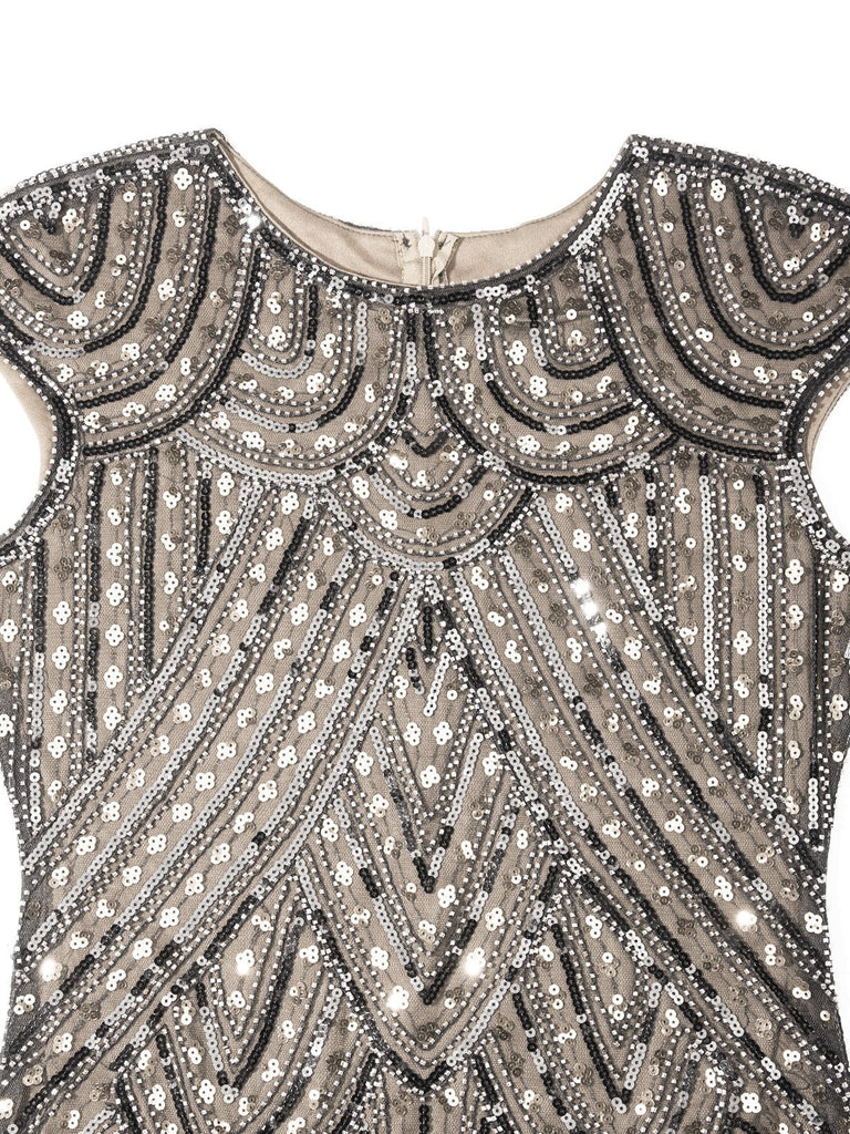 1920s Fringed Flapper Gatsby Dress