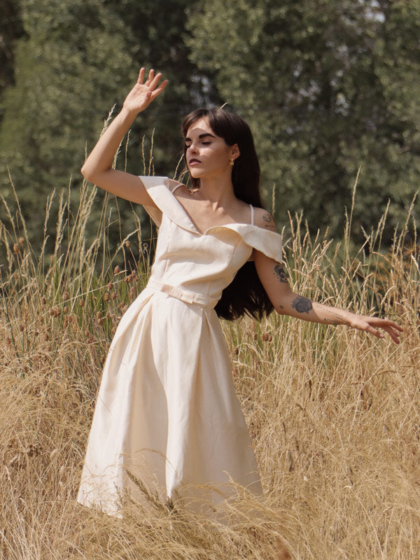 Satin 50s dress hotsell
