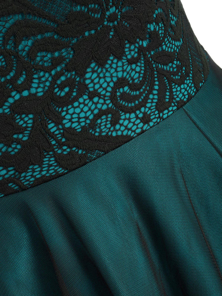 [Plus Size] 1950s Off Shoulder Lace Dress