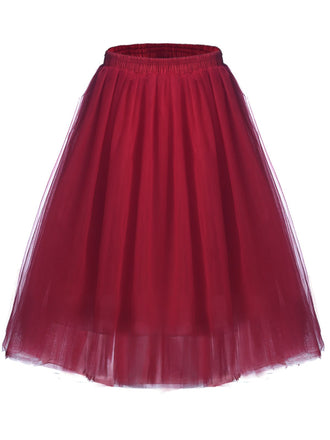 1950s Ruffle Petticoat Tutu Underskirt