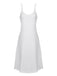 White 1950s Polka Dot Lining Dress