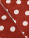 1950s Polka Dot Bow Swing Dress