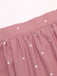 2PCS Pink 1950s Polka Dot Top & Skirt