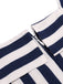 Navy 1950s Stripes Sailor Romper & Skirt