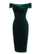 Wine Red 1960s Velvet Bodycon Vintage Dress