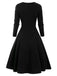 1950s Sweetheart Plaid Patchwork Dress