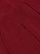 Wine Red 1950s Lace Solid Swing Dress