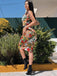 2PCS 1960s Retro Lady Crop Top & Pencil Skirt