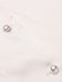 1960s Ivory Solid Blouse & Gray Retro Skirt