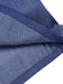 Denim Blue 1950s Solid Buttons Shorts