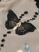 Black 1930s Strap Butterfly Lace Patchwork Jumpsuit