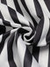 Black & White 1950s Stripes Suspender Skirt
