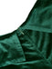 1950s Off Shoulder Velvet Swing Dress
