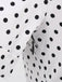 Black 1950s Dots Patchwork Dress